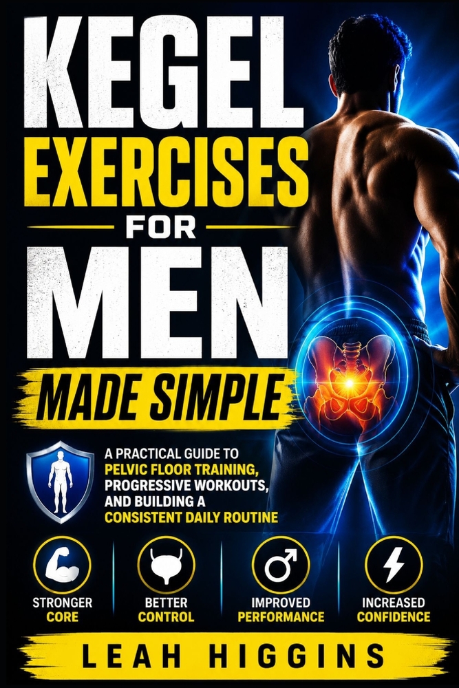 Kegel Exercises for Men Made Simple: A Practical Guide to Pelvic Floor Training, Progressive Workouts, and Building a Consistent Daily Routine cover