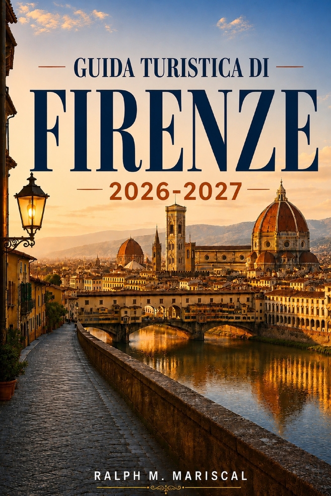 Guida turistica di Firenze 2026-2027: Guida pratica per la visita all'arte rinascimentale, alla gastronomia toscana, ai quartieri pedonali, alle preno cover