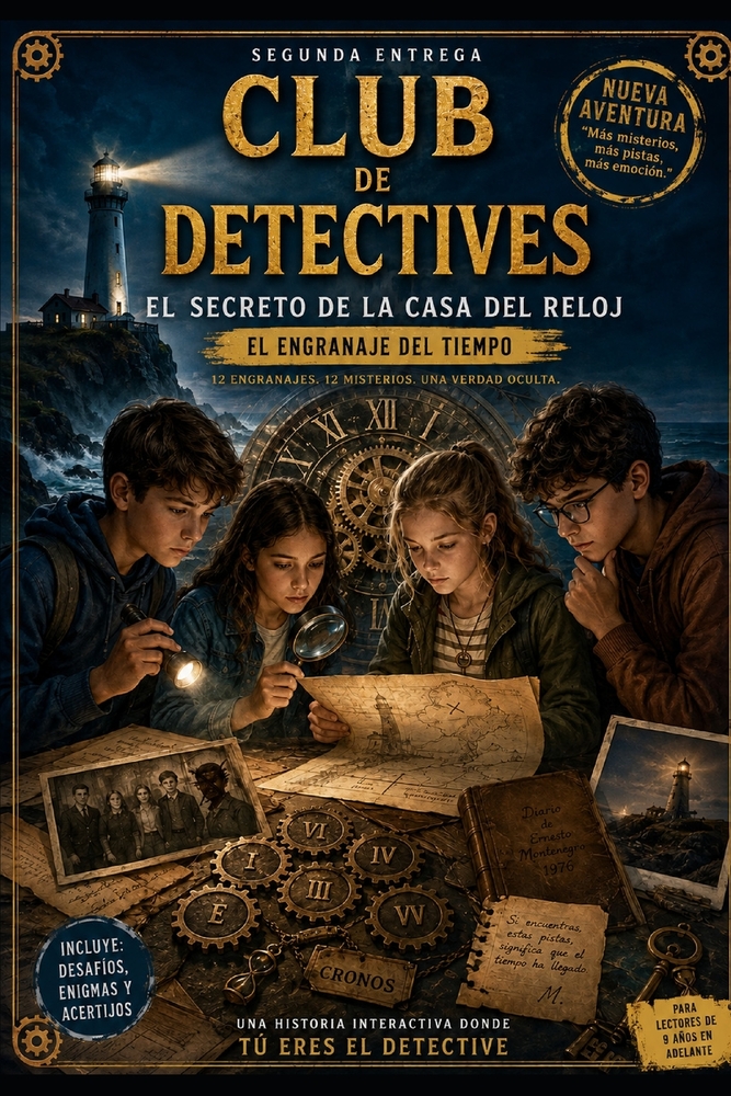 Club de Detectives: El Secreto de la Casa del Reloj cover