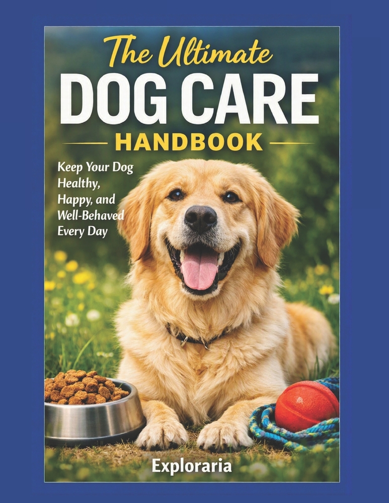 The Ultimate Dog Care Handbook: Keep Your Dog Healthy, Happy, and Well-Behaved Every Day cover