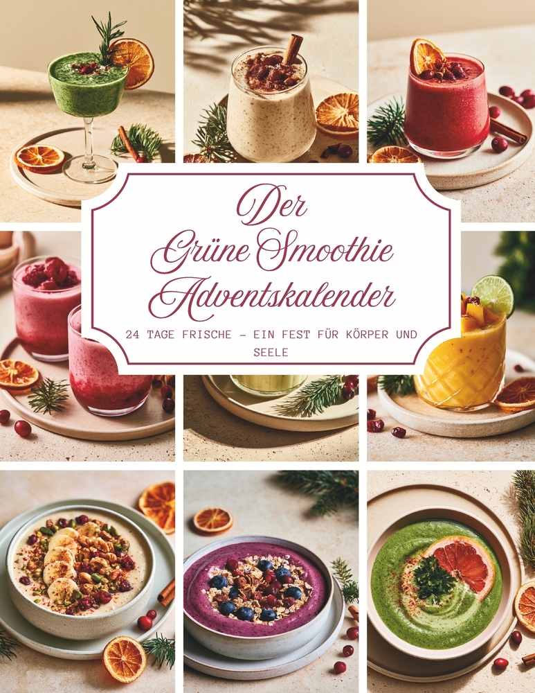Der Grüne Smoothie Adventskalender: Ein Rezeptbuch voller Wärme und Vorfreude - 24 besinnliche grüne Smoothie-Rezepte, die Ihre Adventszeit mit köstli cover