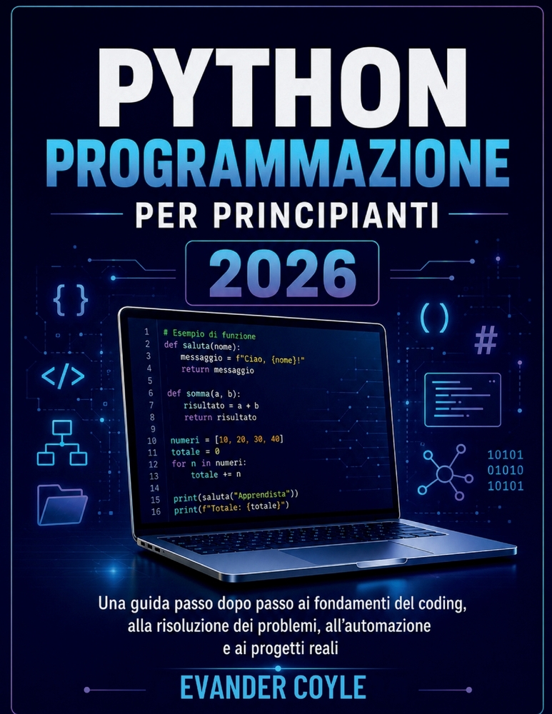 Python Programmazione per principianti 2026 cover