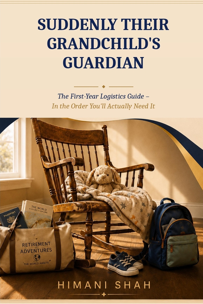 Suddenly Their Grandchild's Guardian: The First-Year Logistics Guide - In the Order You'll Actually Need It cover