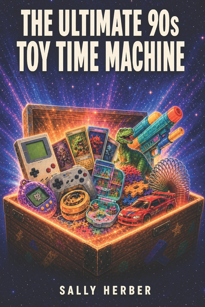 The Ultimate 90s Toy Time Machine: Trivia, Quizzes, Memories, and a Totally Rad Dose of Retro Toy Nostalgia cover