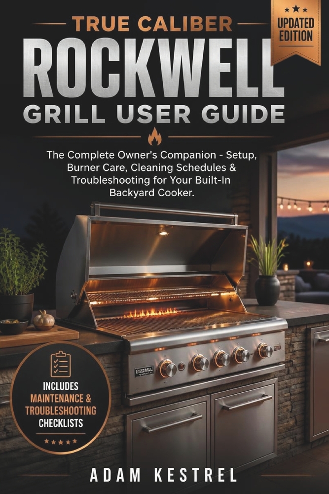 True Caliber Rockwell Grill User Guide: The Complete Owner's Companion - Setup, Burner Care, Cleaning Schedules & Troubleshooting for Your Built-In Ba cover