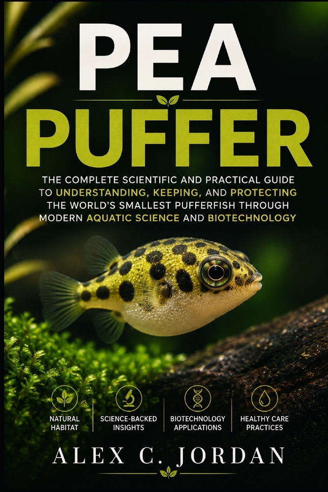 Pea Puffer: The Complete Scientific and Practical Guide to Understanding, Keeping, and Protecting the World's Smallest Pufferfish Through Modern Aquat cover