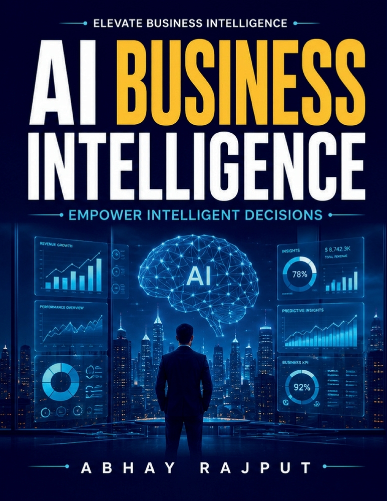 AI Business Intelligence: AI Decision Frameworks Machine Learning in Business Advanced Analytics Reporting Cloud Computing BI Big Data Business Strate cover