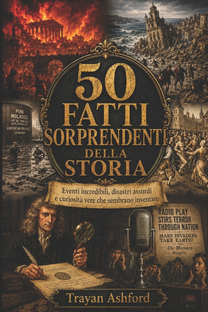 50 Fatti Sorprendenti Della Storia: Eventi incredibili, disastri assurdi e curiosità vere che sembrano inventate cover