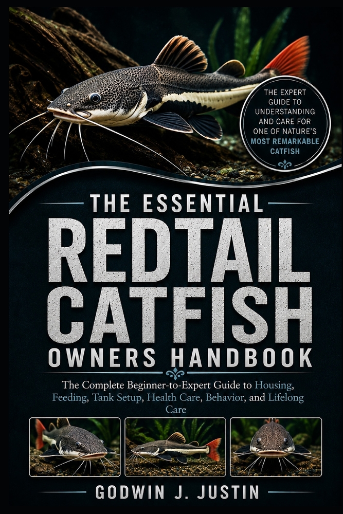 The Essential Redtail Catfish Owners Handbook: The Complete Beginner-to-Expert Guide to Housing, Feeding, Tank Setup, Health Care, Behavior, and Lifel cover