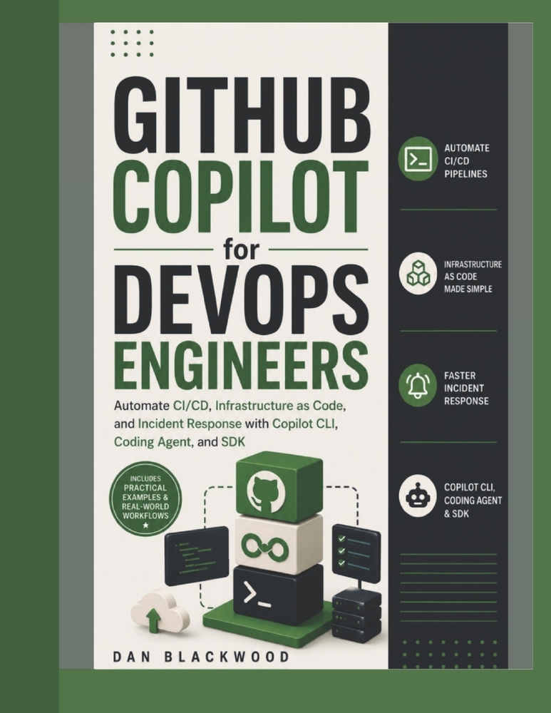 GitHub Copilot for DevOps Engineers: Automate CI/CD, Infrastructure as Code, and Incident Response with Copilot CLI, Coding Agent, and SDK cover