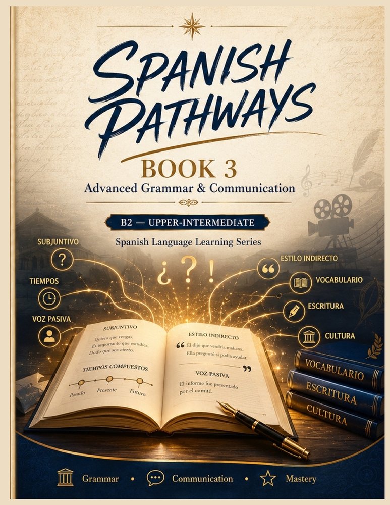 Spanish Pathways: Book 5: Spanish Mastery: Advanced Reading, Writing & Confident Expression - C2 Level cover