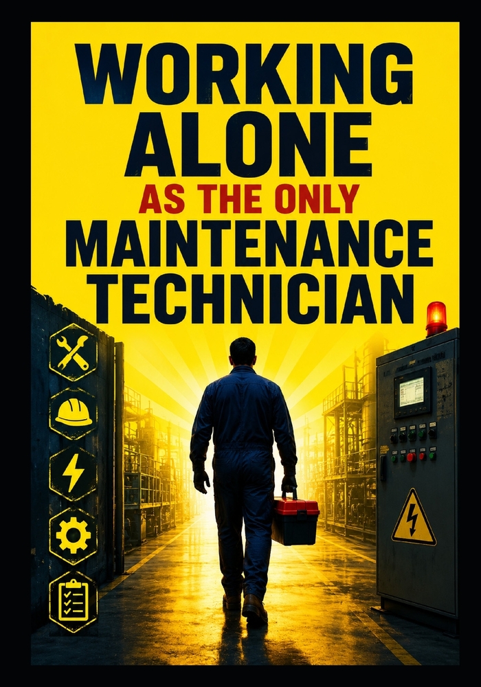 Working Alone as the Only Maintenance Technician: A Practical Guide to Prioritizing Breakdowns, Staying Safe, Managing Production Pressure, and Buildi cover