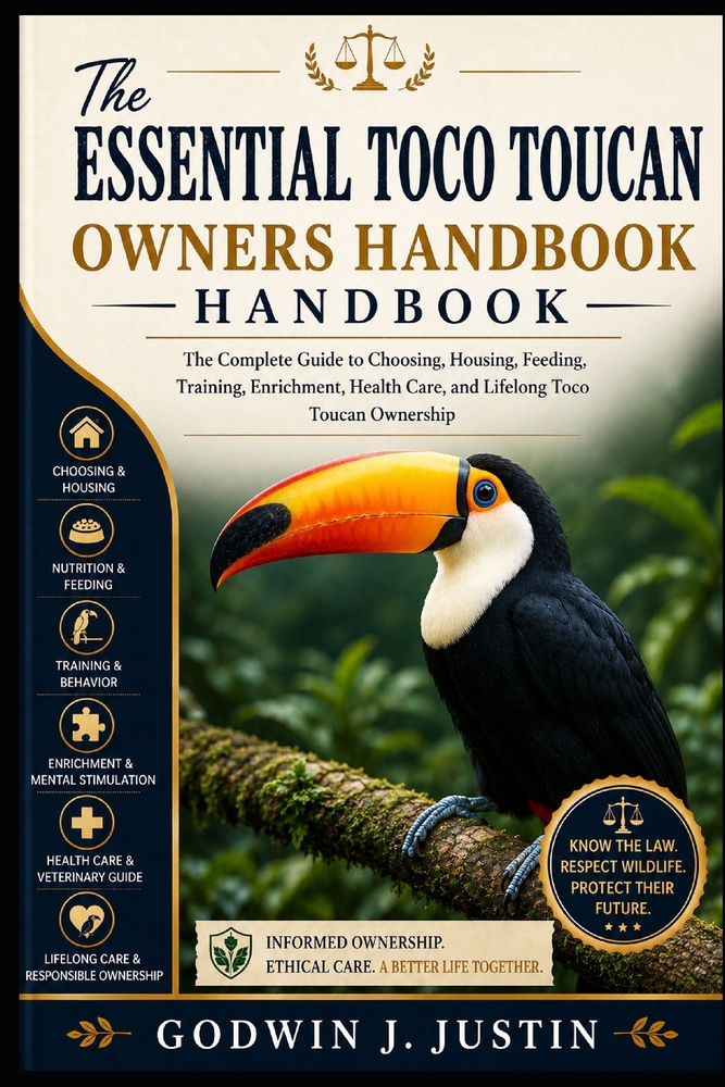 The Essential Toco Toucan Owners Handbook: The Complete Guide to Choosing, Housing, Feeding, Training, Enrichment, Health Care, and Lifelong Toco Touc cover