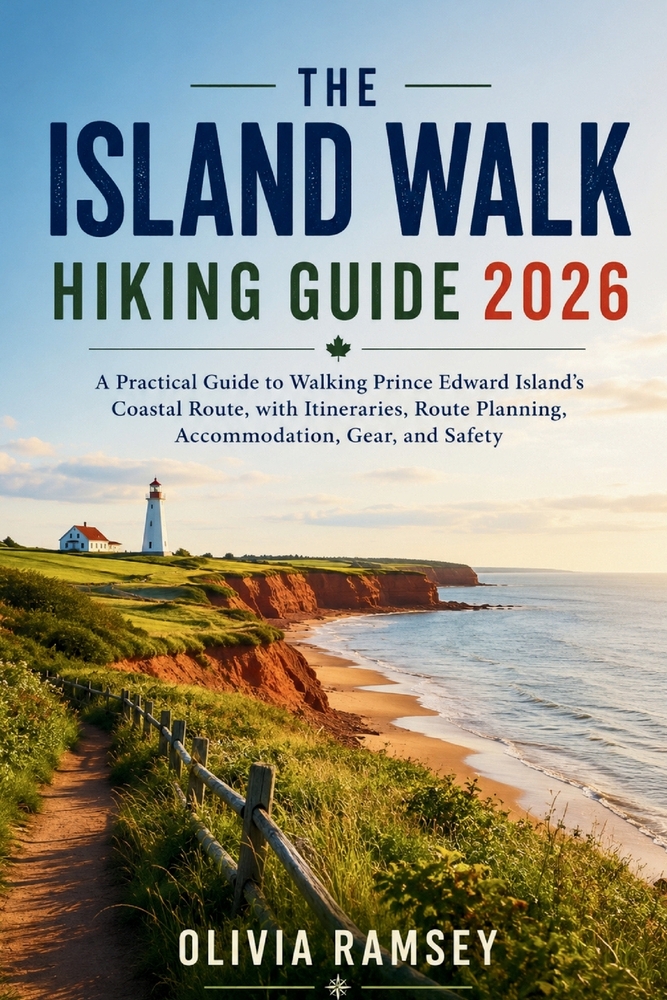 The Island Walk Hiking Guide 2026: A Practical Guide to Walking Prince Edward Island's Coastal Route, with Itineraries, Route Planning, Accommodation, cover