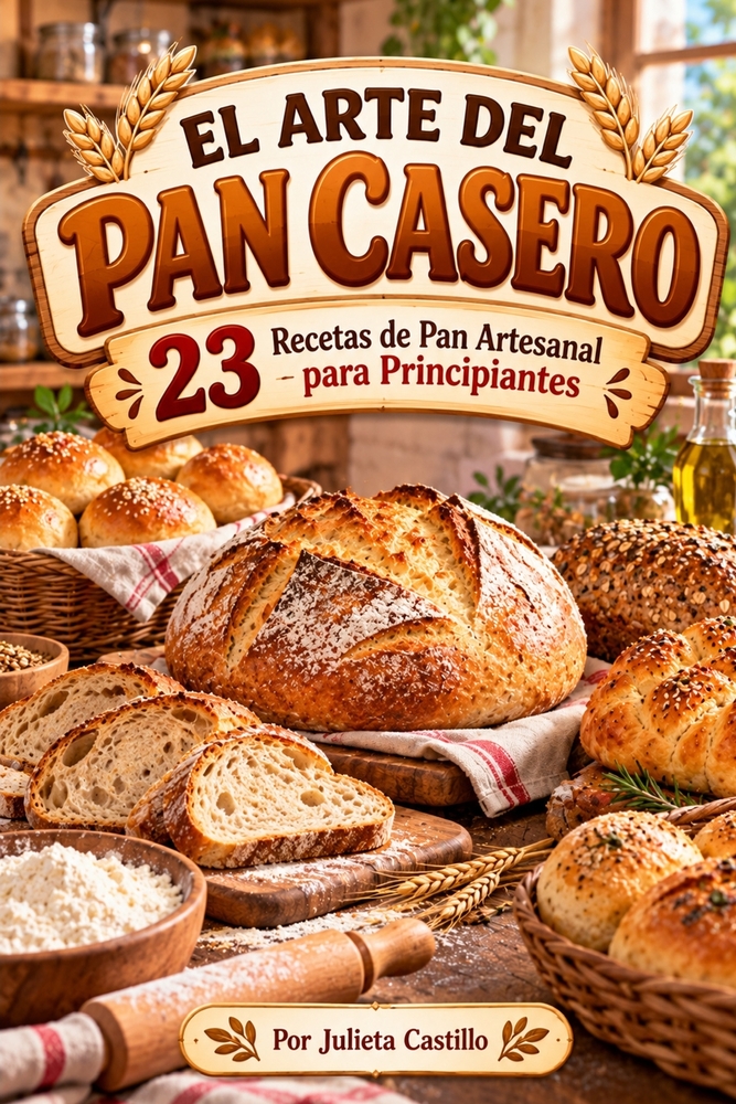 El Arte del Pan Casero: 23 Recetas de Pan Artesanal para Principiantes cover