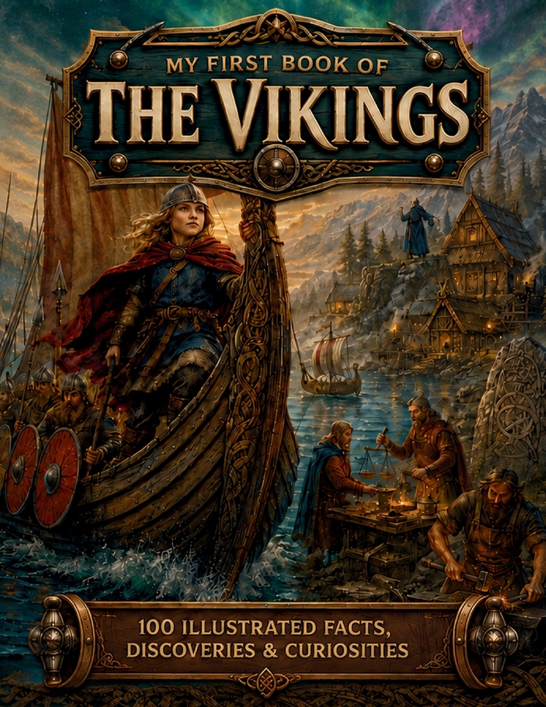 My First Book Of The Vikings - 100 Illustrated Facts, Discoveries & Curiosities cover