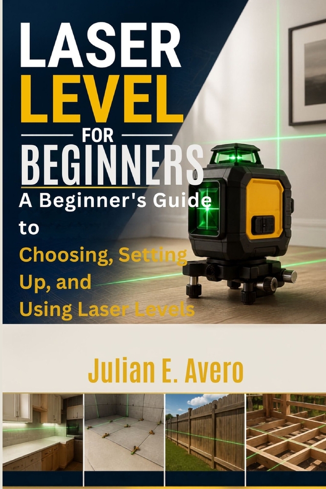 Laser Level for Beginners: A Beginner's Guide to Choosing, Setting Up, and Using Laser Levels cover