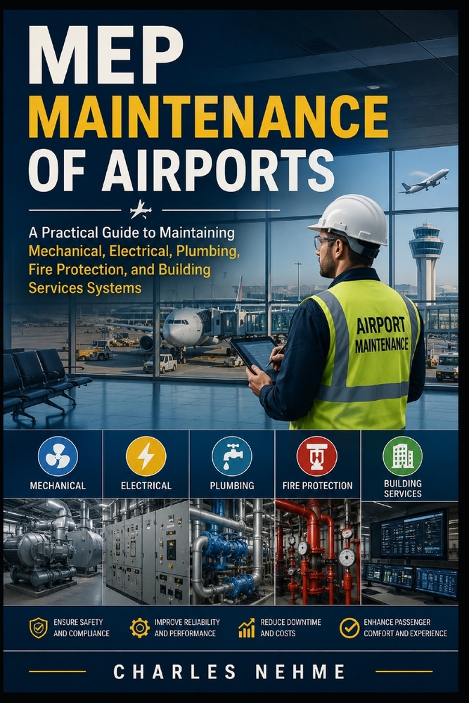 MEP Maintenance of Airports: A Practical Guide to Maintaining Mechanical, Electrical, Plumbing, Fire Protection, and Building Services Systems cover