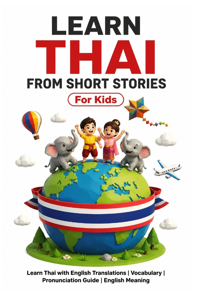 Learn Thai from Short Stories: Thai Short Stories for Intermediate Learners: Learn Thai with English Translations Vocabulary Pronunciation Guide Engli cover