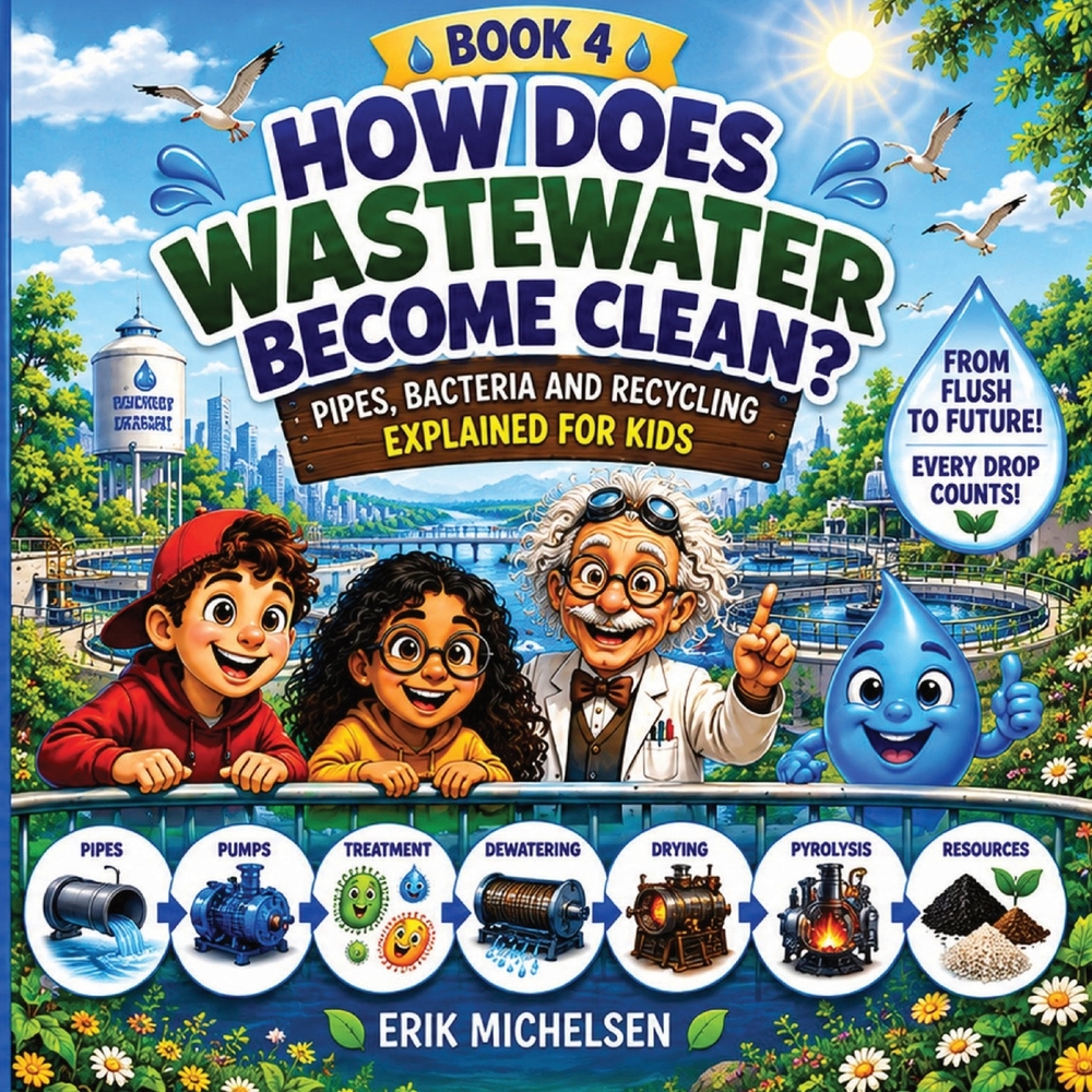 How Does Wastewater Become Clean?: Pipes, Bacteria and Water Treatment Explained for Kids cover