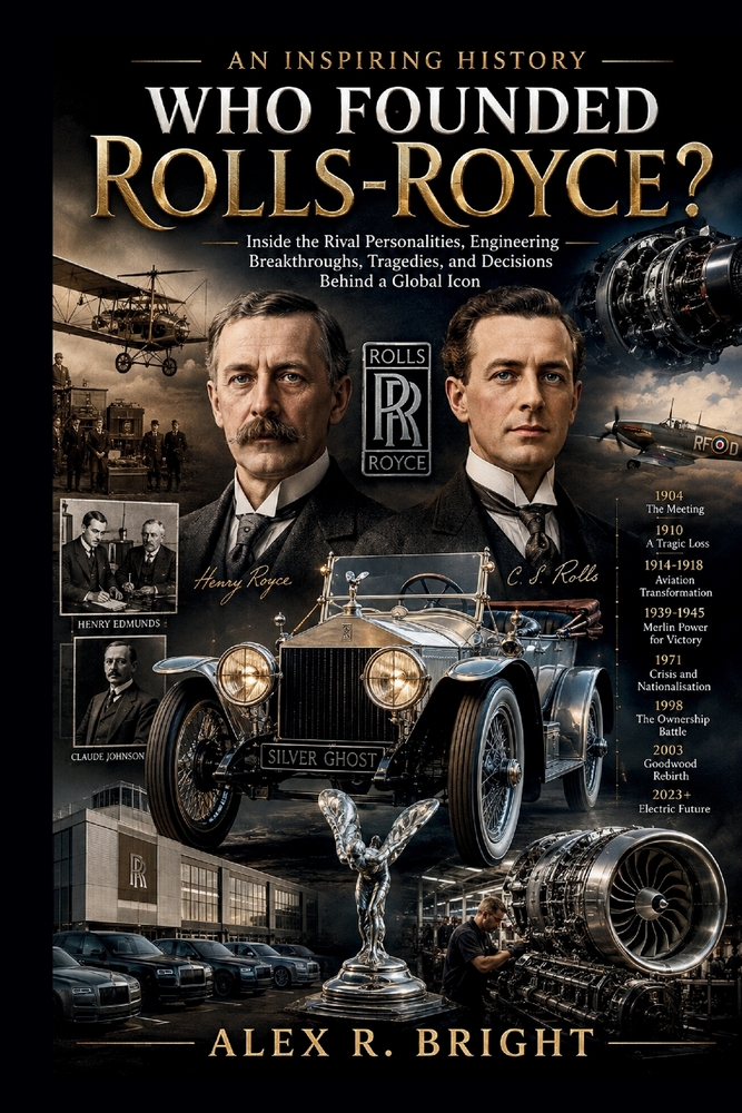 Who Founded Rolls-Royce? an Inspiring History: Inside the Rival Personalities, Engineering Breakthroughs, Tragedies, and Decisions Behind a Global Ico cover