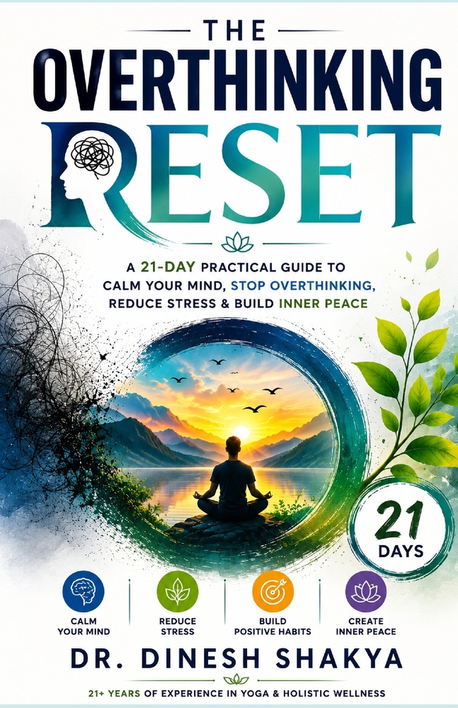 The Overthinking Reset: A 21-Day Practical Guide to Calm Your Mind, Stop Overthinking, Reduce Stress & Build Inner Peace cover