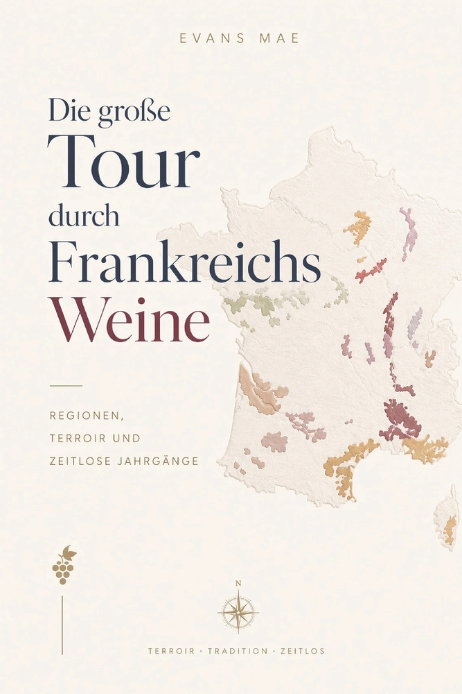 Die große Tour durch Frankreichs Weine: Regionen, Terroir und zeitlose Jahrgänge cover