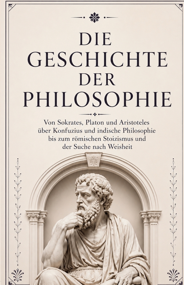 Die Geschichte der Philosophie: Von Sokrates, Platon und Aristoteles über Konfuzius und indische Philosophie bis zum römischen Stoizismus und der Such cover