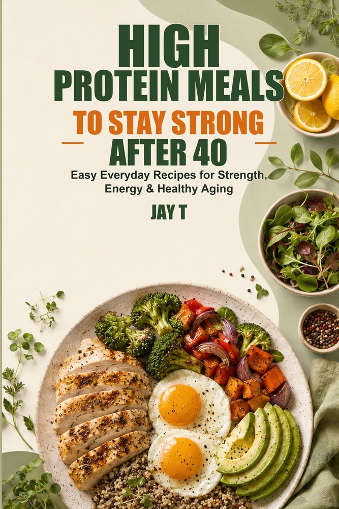 High Protein Meals to Stay Strong After 40: Easy Everyday Recipes for Strength, Energy & Healthy Aging cover