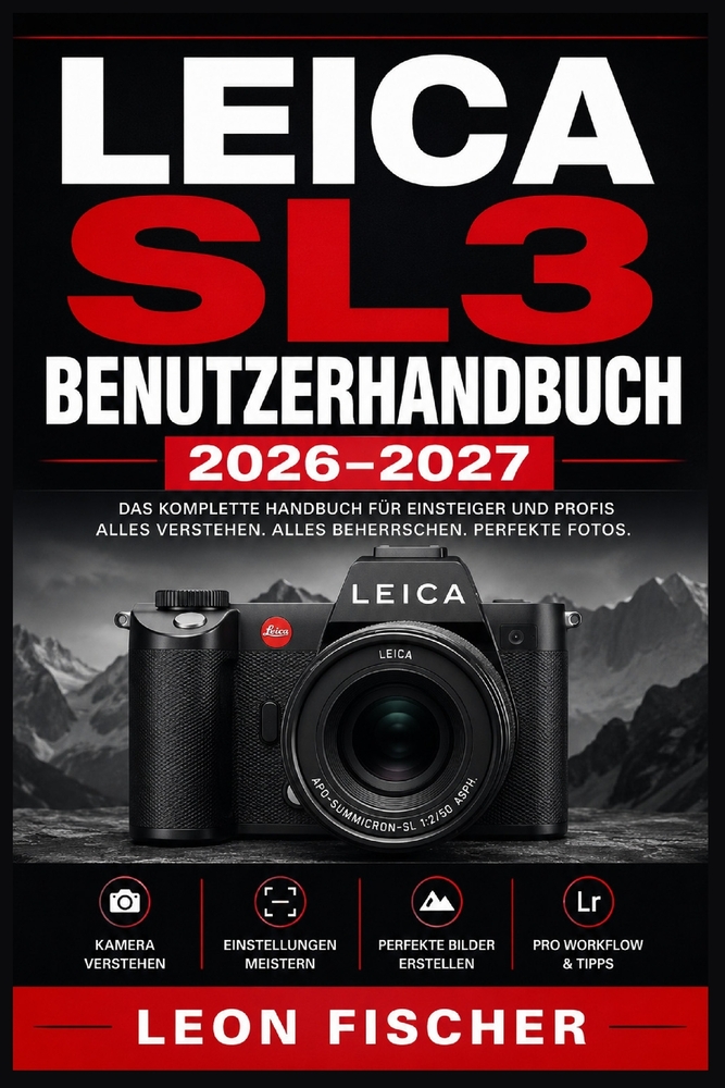 Leica Sl3 Benutzerhandbuch 2026-2027: Vollständige Anleitung für alle Nutzer - Einstellungen, Funktionen und Fototechniken Schritt für Schritt erklärt cover
