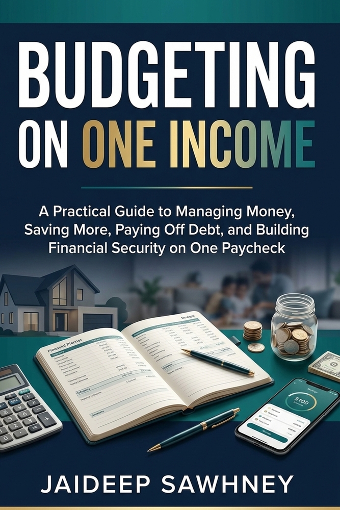 Budgeting on One Income: A Practical Guide to Managing Household Expenses, Saving More, Paying Off Debt, and Building Financial Security on One Payche cover