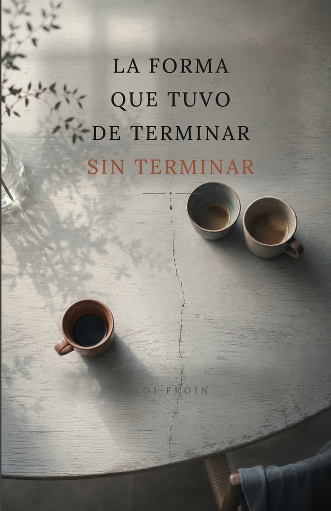 La Forma Que Tuvo de Terminar Sin Terminar: Una novela sobre lo que confundimos con reinventarnos cuando en realidad estamos huyendo cover