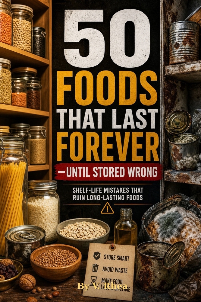50 Foods That Last Forever-Until Stored Wrong: Shelf-Life Mistakes That Ruin Long-Lasting Foods cover
