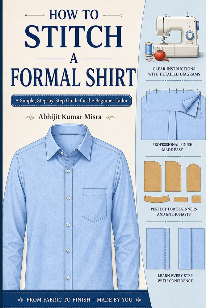 How to Stitch a Formal Shirt: A Step-by-Step Guide for the Beginner Tailor cover