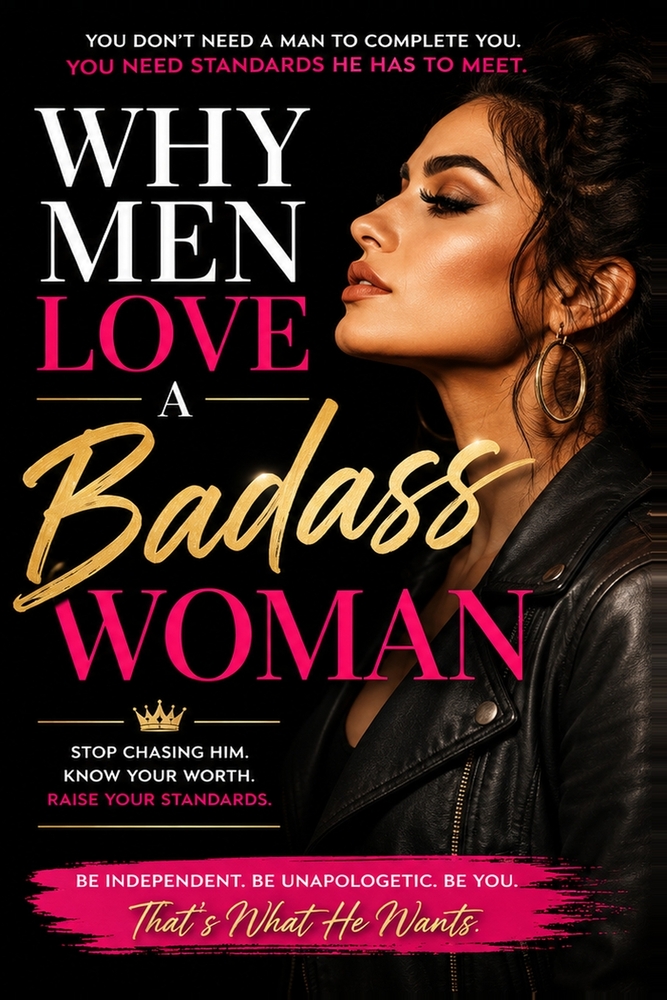 Why Men Love a Badass Woman: Stop Chasing Him. Know Your Worth. Raise Your Standards. cover