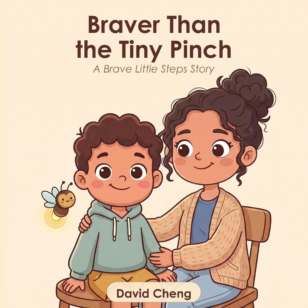 Braver Than the Tiny Pinch: A Gentle Picture Book to Help Anxious Children Overcome the Fear of Doctors and Needles, Calm Big Feelings, and Feel Brave cover