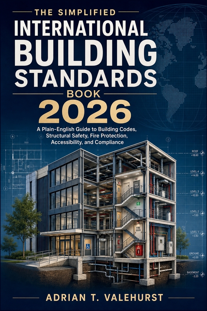 The Simplified International Building Standards Book 2026: A Plain-English Guide to Building Codes, Structural Safety, Fire Protection, Accessibility, cover