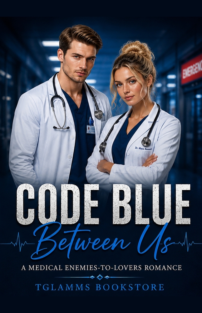 Code Blue Between Us: A Medical Enemies-to-Lovers Romance cover