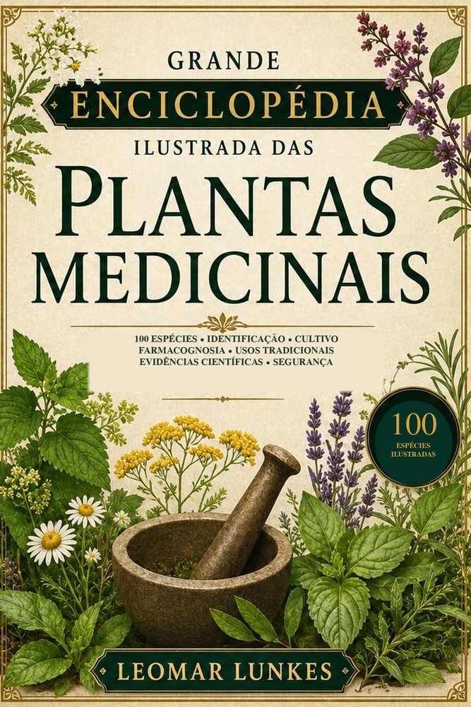 Grande Enciclopédia Ilustrada das Plantas Medicinais: 100 espécies - identificação - cultivo - farmacognosia - usos tradicionais - evidências científi cover