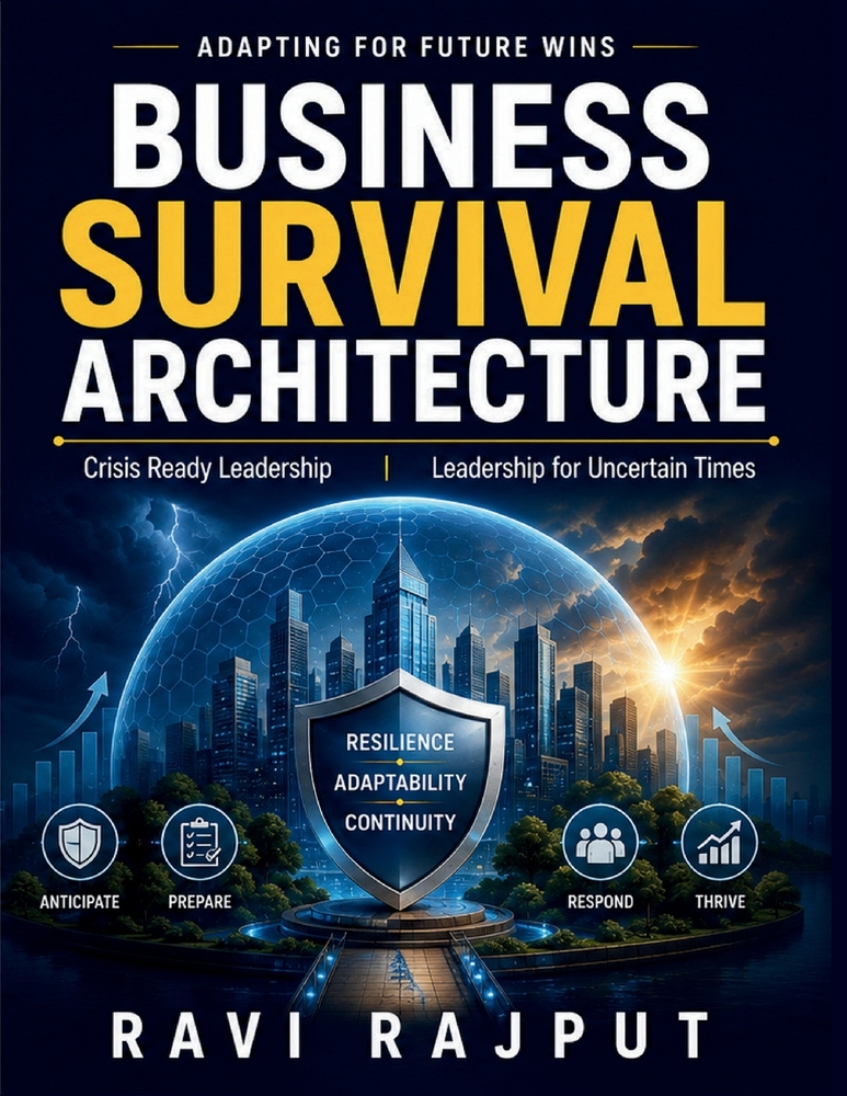 Business Survival Architecture: Disaster Recovery Plan Enterprise Risk Management Cybersecurity Practices Change Management Focus Innovation in Operat cover