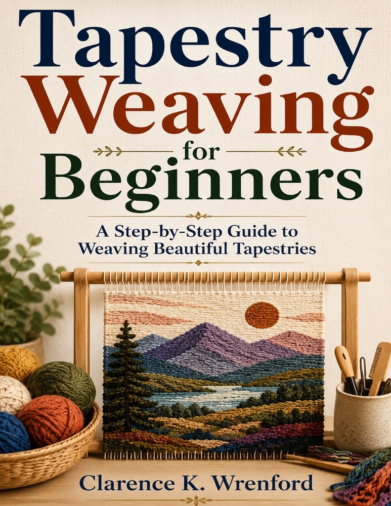 Tapestry Weaving for Beginners: A Step-By-Step Guide To Weaving Beautiful Tapestries cover