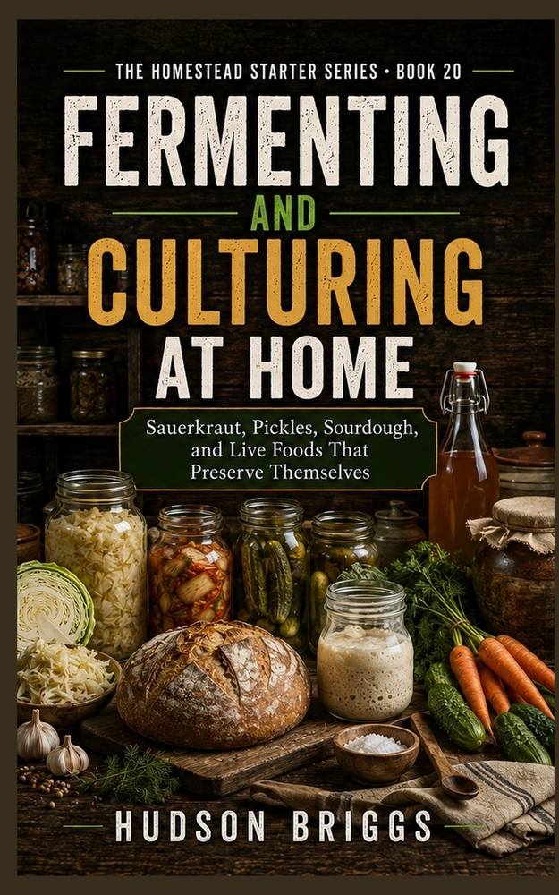 Fermenting and Culturing at Home: Sauerkraut, Pickles, Sourdough, and Live Foods That Preserve Themselves cover