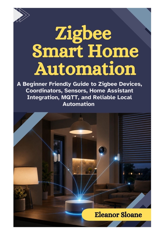 Zigbee Smart Home Automation: A Beginner Friendly Guide to Zigbee Devices, Coordinators, Sensors, Home Assistant Integration, MQTT, and Reliable Local cover
