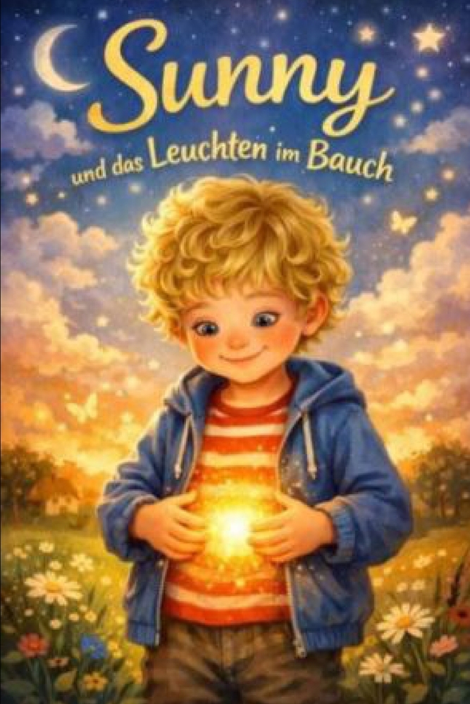 Sunny und das Leuchten im Bauch: Eine zauberhafte Fantasiegeschichte über Mut und Selbstvertrauen cover