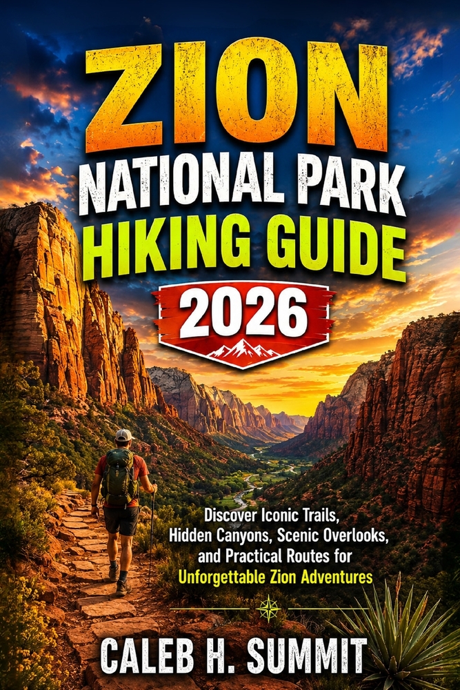 Zion National Park Hiking Guide 2026: Discover Iconic Trails, Hidden Canyons, Scenic Overlooks, and Practical Routes for Unforgettable Zion Adventures cover