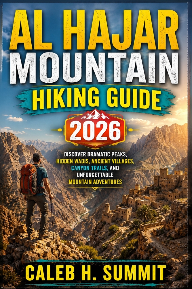Al Hajar Mountain Hiking Guide 2026: Discover Dramatic Peaks, Hidden Wadis, Ancient Villages, Canyon Trails, and Unforgettable Mountain Adventures cover