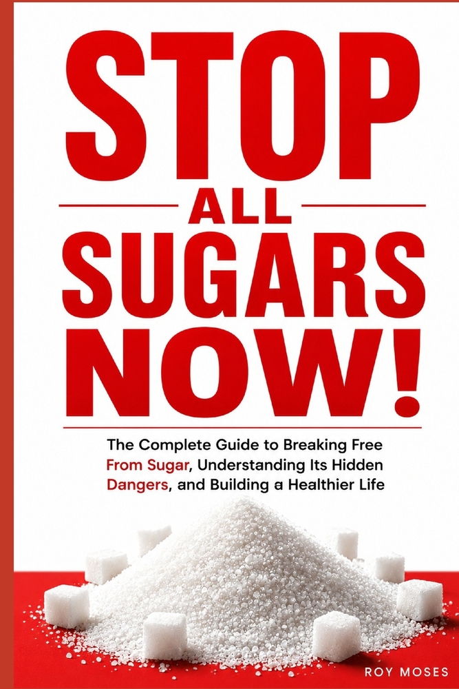Stop All Sugars Now!: Break Free from Added Sugar, Understand Its Hidden Dangers, Control Cravings, and Build a Healthier Way of Eating cover