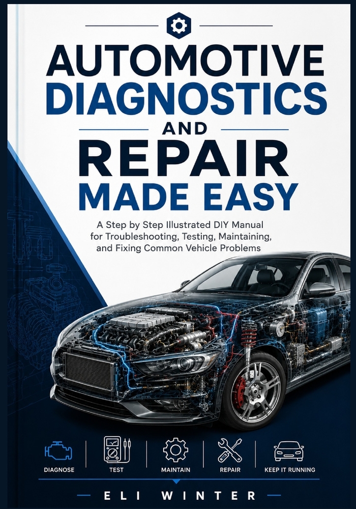 Automotive Diagnostics and Repair Made Easy: A Step by Step Illustrated DIY Manual for Troubleshooting, Testing, Maintaining, and Fixing Common Vehicl cover