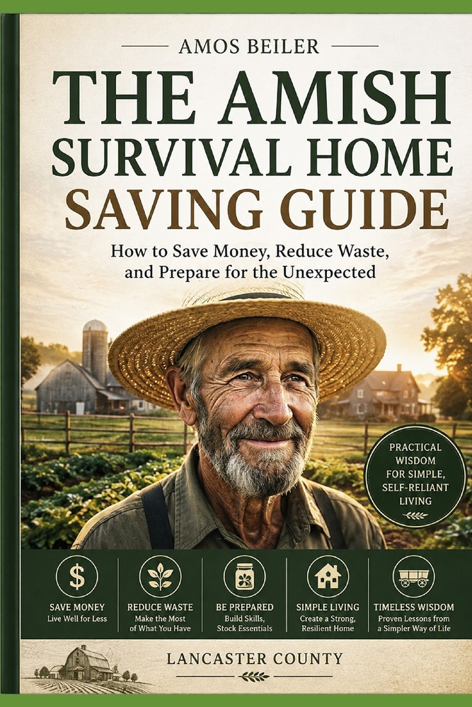The Amish Survival Home Saving Guide: How to Save Money, Reduce Waste, and Prepare for the Unexpected cover