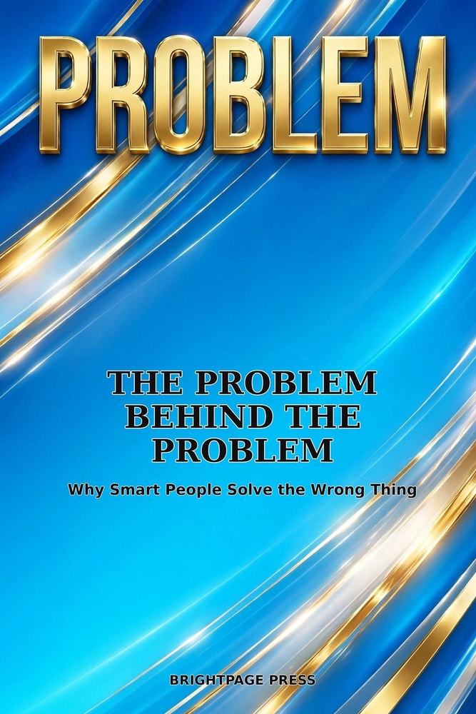 The Problem Behind the Problem: Why Smart People Solve the Wrong Thing cover